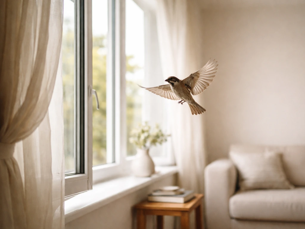 Meaning of a Bird Getting Inside the House and What to Do