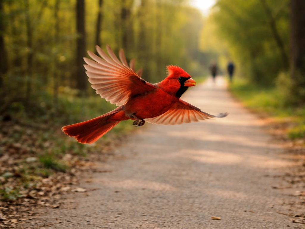 When a Red Bird Crosses Your Path: Meaning and Next Steps