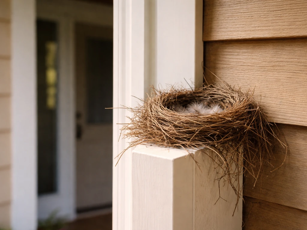 Bird Nest in Front of House Meaning: Practical and Spiritual