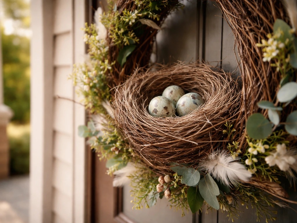 Bird Nest on Door Wreath Meaning: Practical and Spiritual Steps