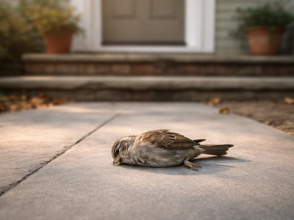 Dead Bird in Front of House Meaning: Practical and Spiritual