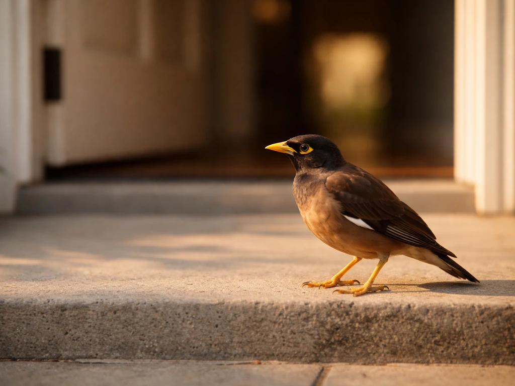 Myna Bird Coming Home Meaning in Astrology and Spirituality