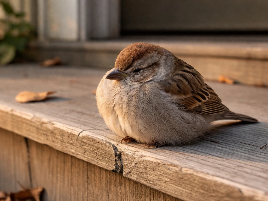 Why Is a Bird Sleeping on My Porch? What to Do Today