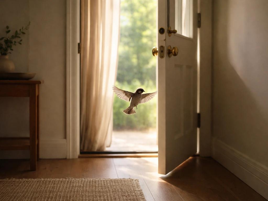 Meaning of Bird Flying Into House: Practical and Spiritual Guide